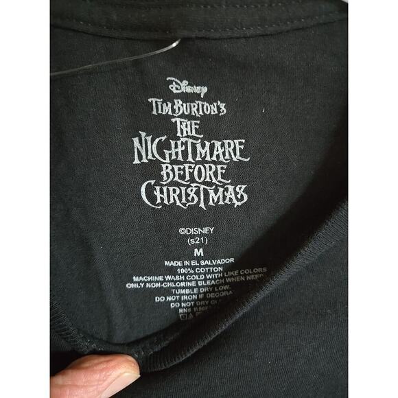 Nightmare Before Christmas Pumpkin King T-Shirt Disney Size Medium Black - Picture 4 of 7